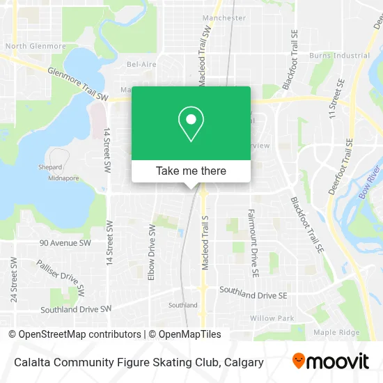 Calalta Community Figure Skating Club map