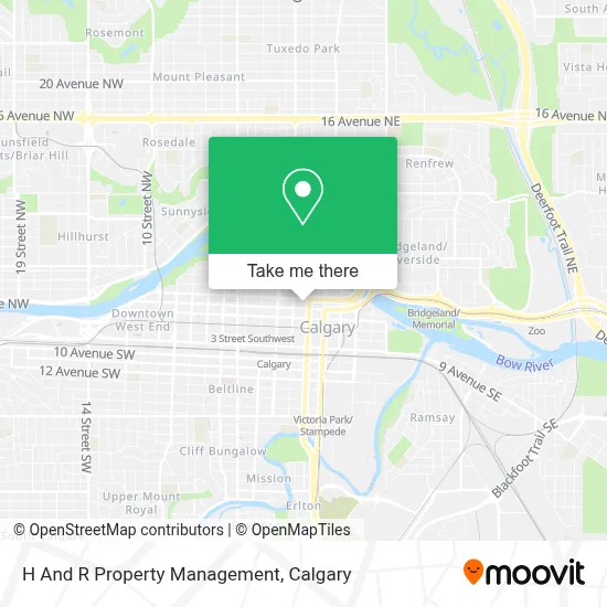 H And R Property Management map