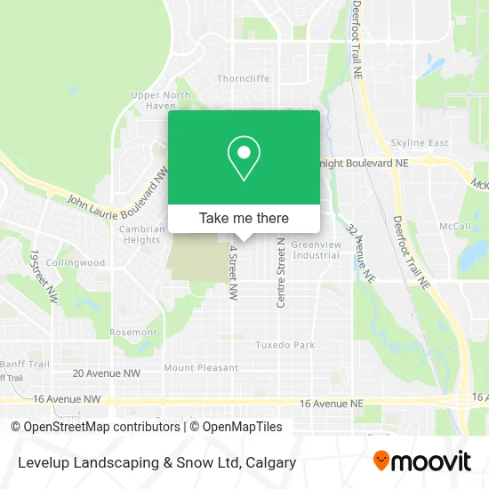 Levelup Landscaping & Snow Ltd map