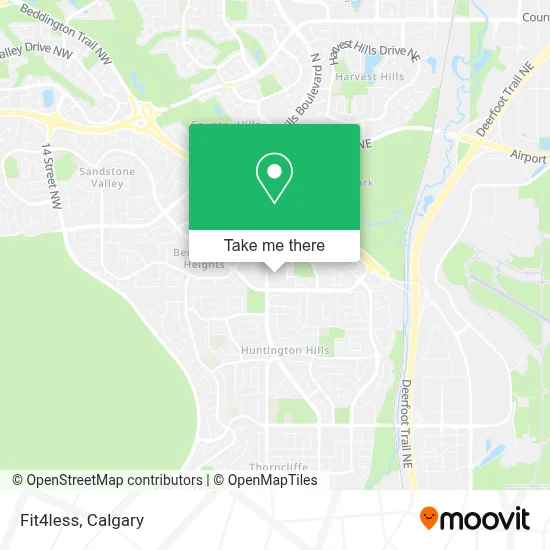 Fit4less map