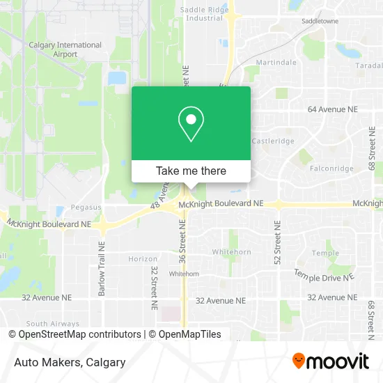 Auto Makers map