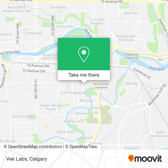 Vek Labs map