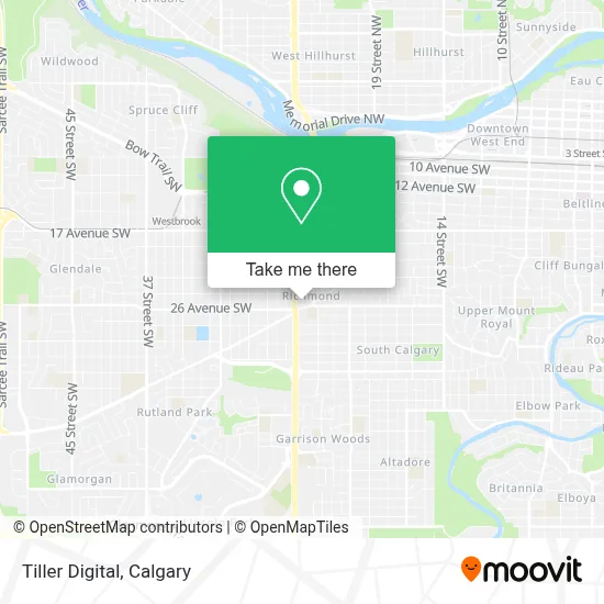 Tiller Digital map
