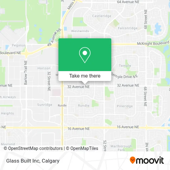 Glass Built Inc map