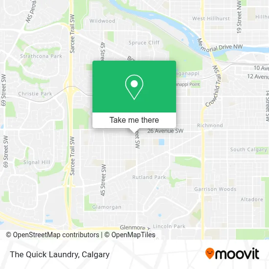 The Quick Laundry map