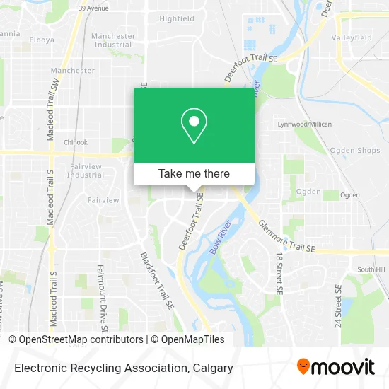Electronic Recycling Association map