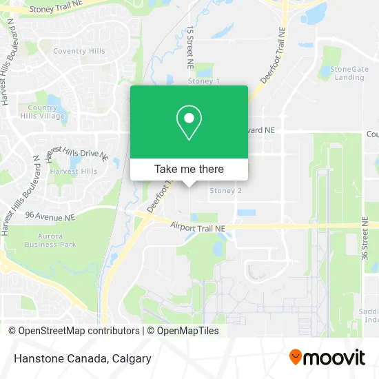 Hanstone Canada map