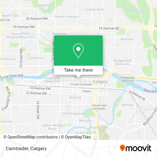 Camtrader map