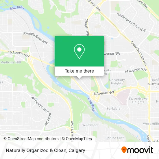 Naturally Organized & Clean map