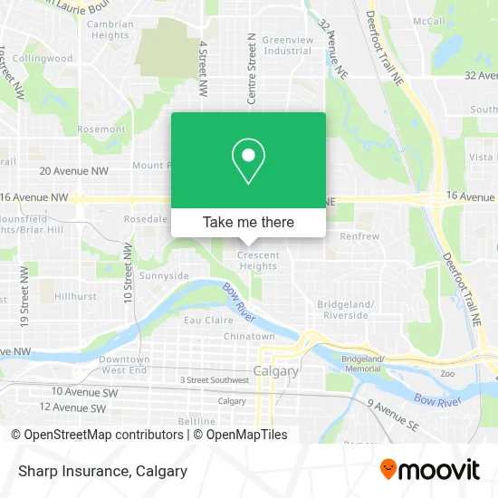 Sharp Insurance map