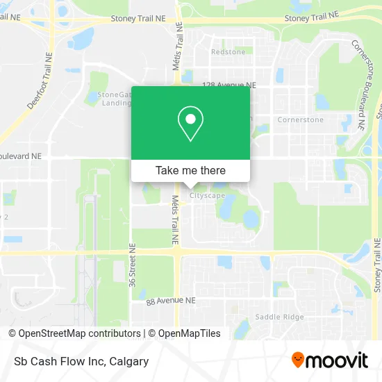 Sb Cash Flow Inc map