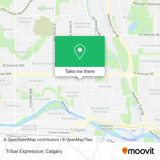 Tribal Expression map