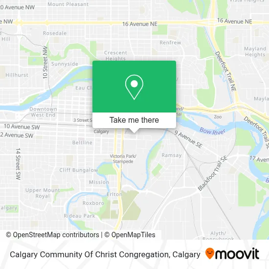 Calgary Community Of Christ Congregation map