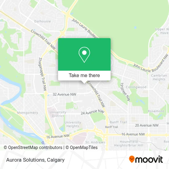 Aurora Solutions map