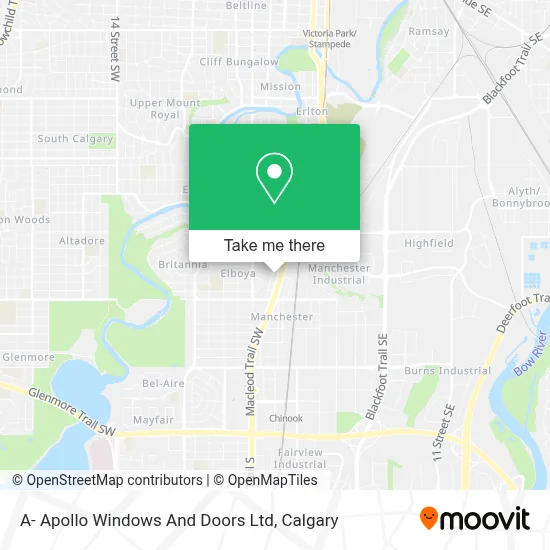 A- Apollo Windows And Doors Ltd map