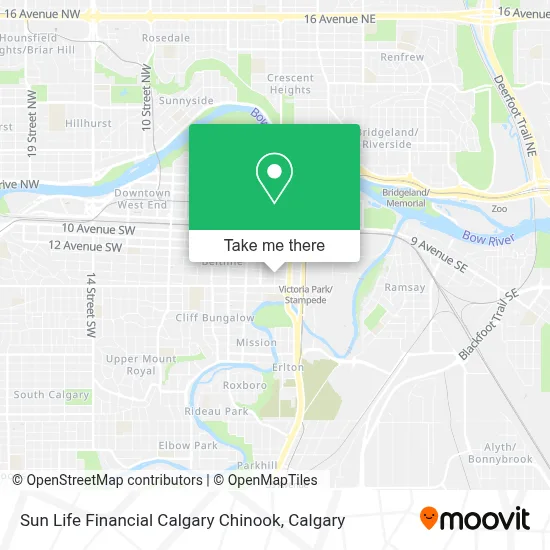 Sun Life Financial Calgary Chinook plan