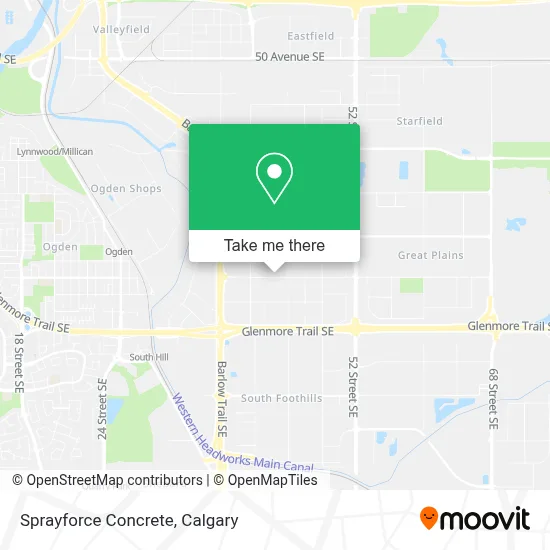 Sprayforce Concrete map