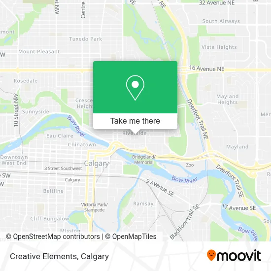 Creative Elements map