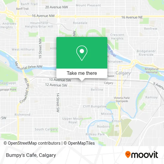 Bumpy's Cafe map