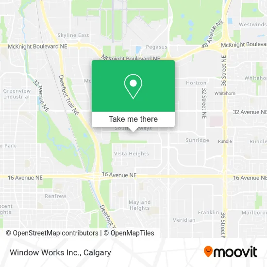 Window Works Inc. map