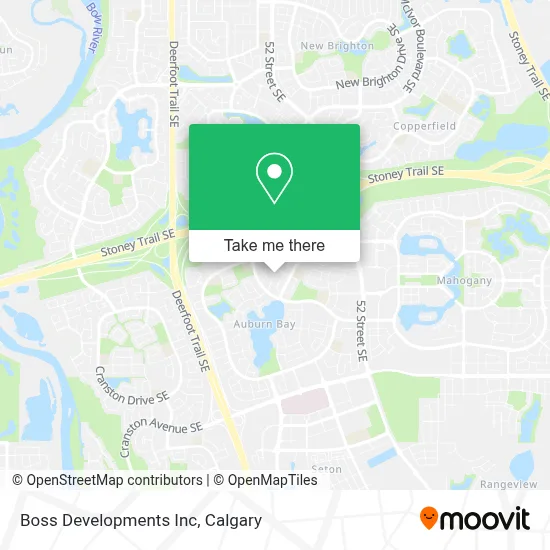 Boss Developments Inc map