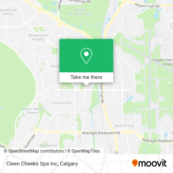 Cleen Cheeks Spa Inc map