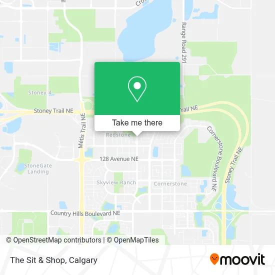 The Sit & Shop map