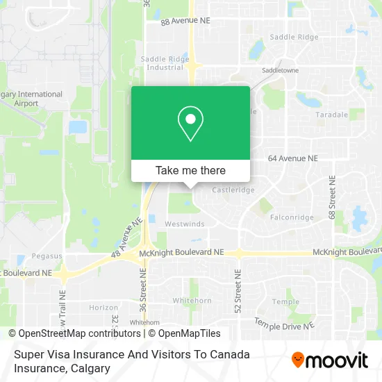 Super Visa Insurance And Visitors To Canada Insurance map