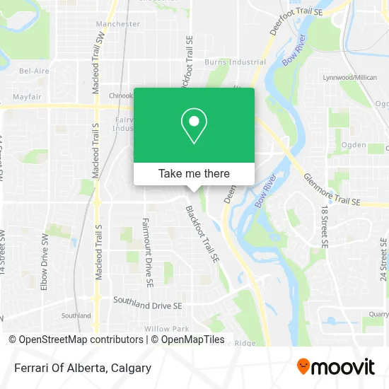 Ferrari Of Alberta map