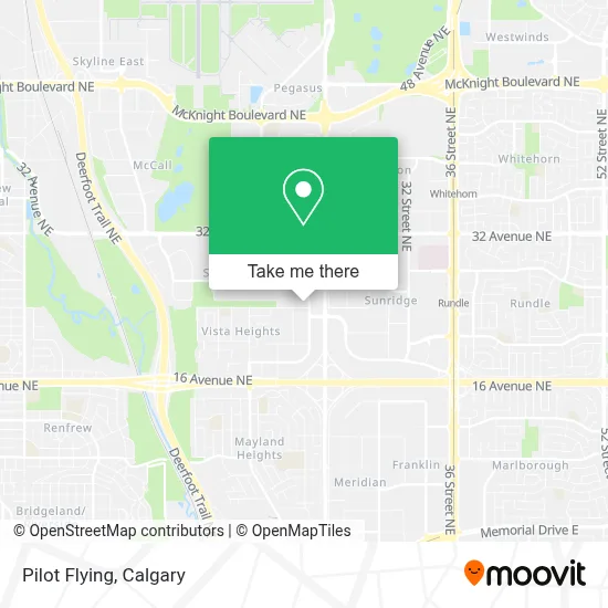 Pilot Flying map