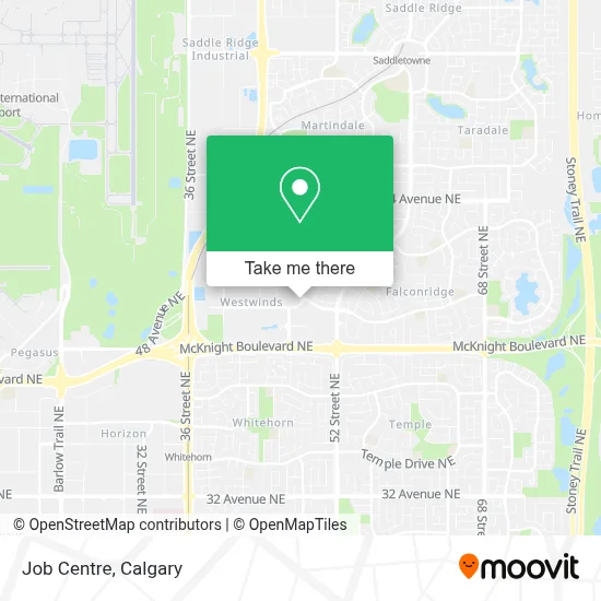 Job Centre map