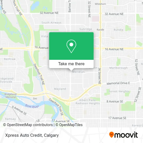 Xpress Auto Credit map