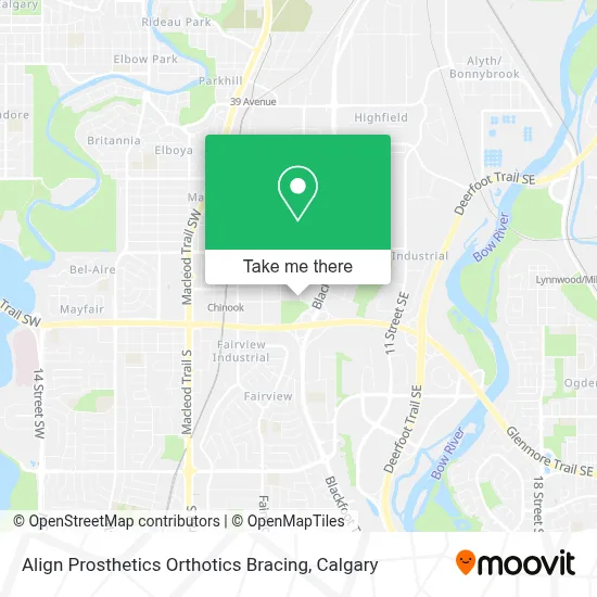 Align Prosthetics Orthotics Bracing map