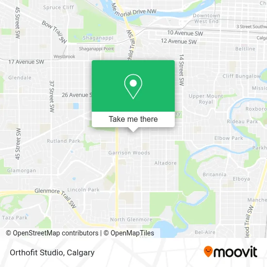 Orthofit Studio map