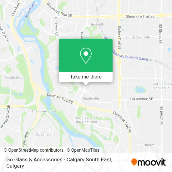 Go Glass & Accessories - Calgary South East map