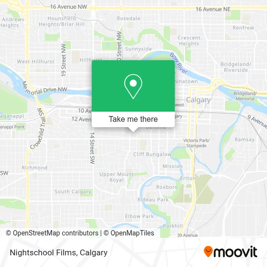 Nightschool Films map