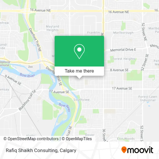 Rafiq Shaikh Consulting map