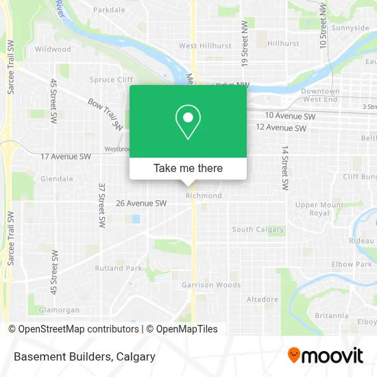 Basement Builders map