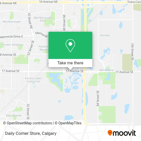 Daily Corner Store map