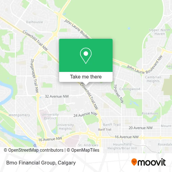 Bmo Financial Group map