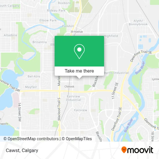 Cawst map