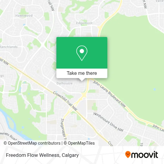Freedom Flow Wellness map