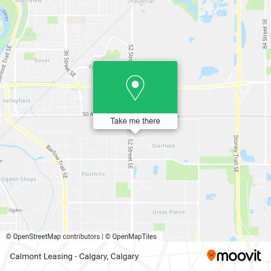 Calmont Leasing - Calgary map