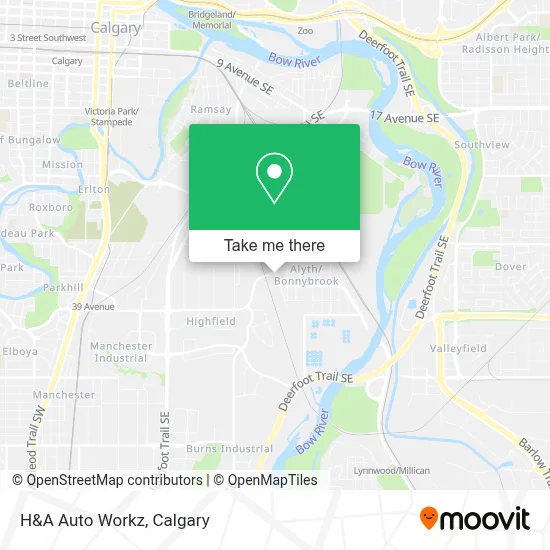 H&A Auto Workz map