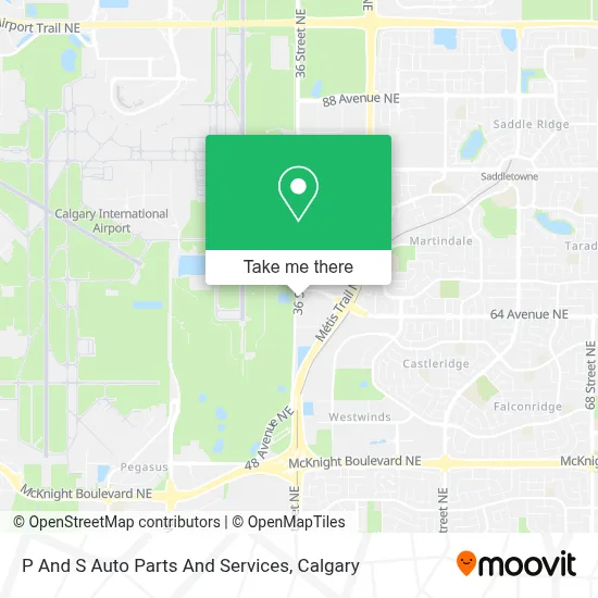 P And S Auto Parts And Services map