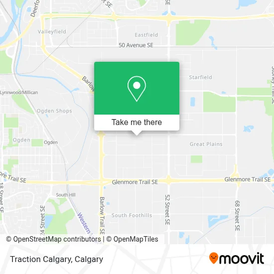 Traction Calgary map