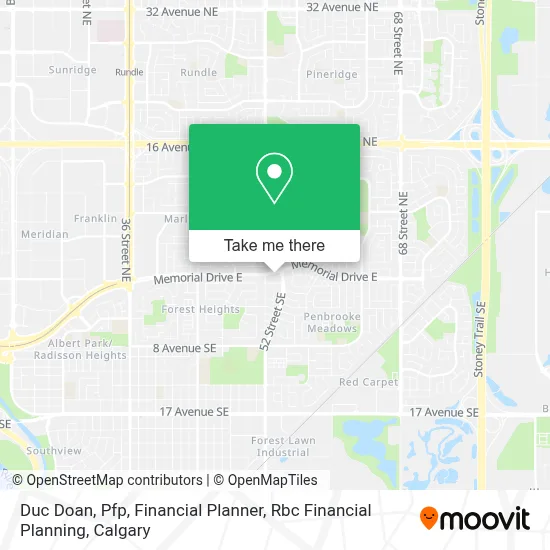 Duc Doan, Pfp, Financial Planner, Rbc Financial Planning map