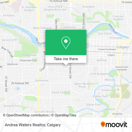 Andrea Waters Realtor map
