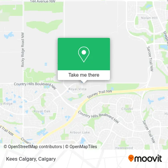Kees Calgary map