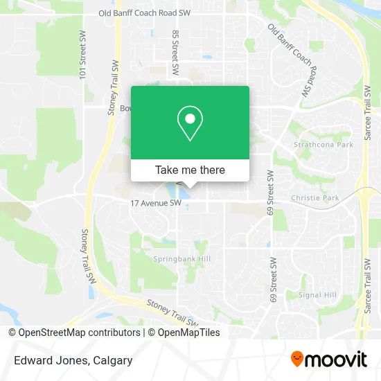 Edward Jones map